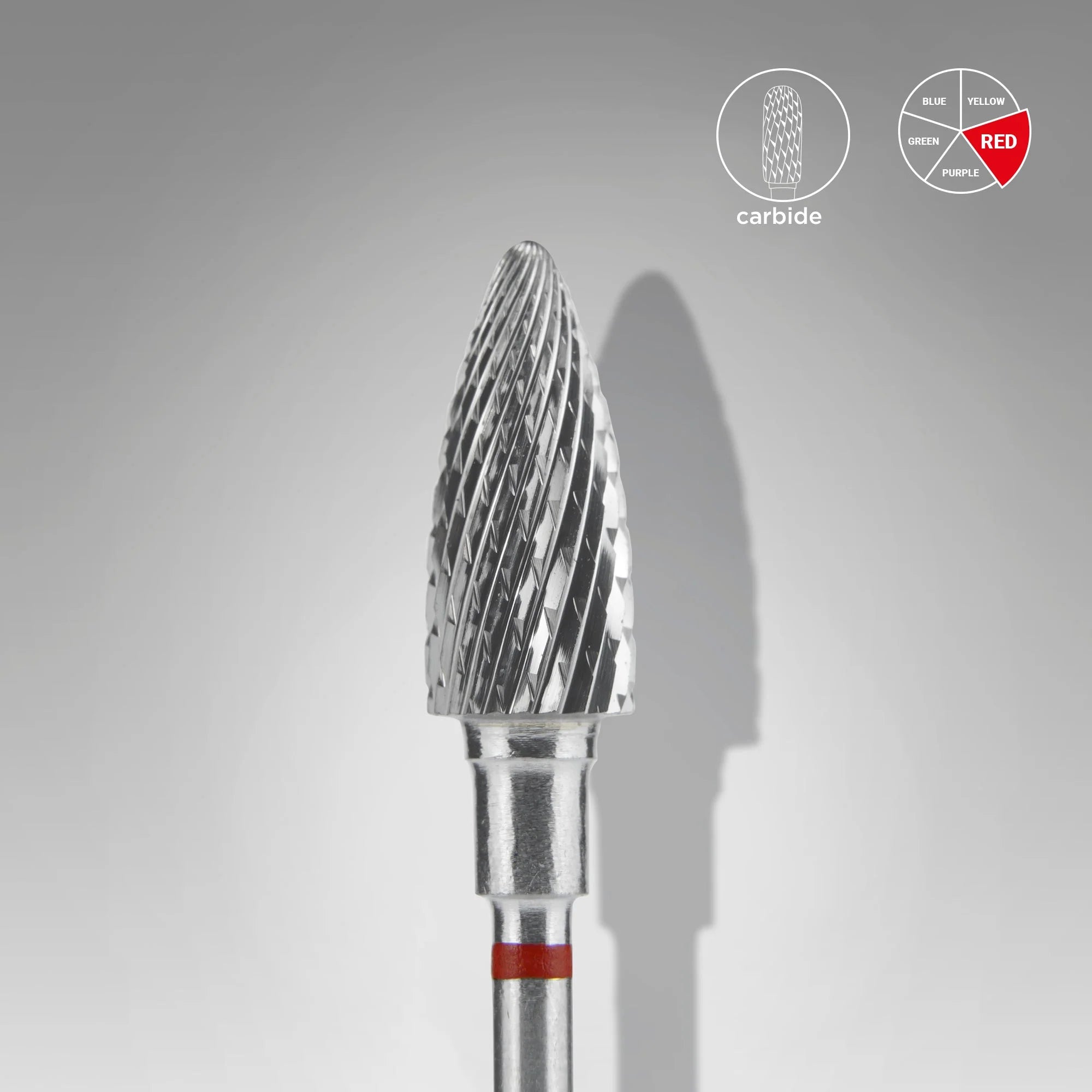 Carbide Nail Drill Bit Pine Cone Red EXPERT Head Diameter 6 Mm / Working Part 14 Mm image 0